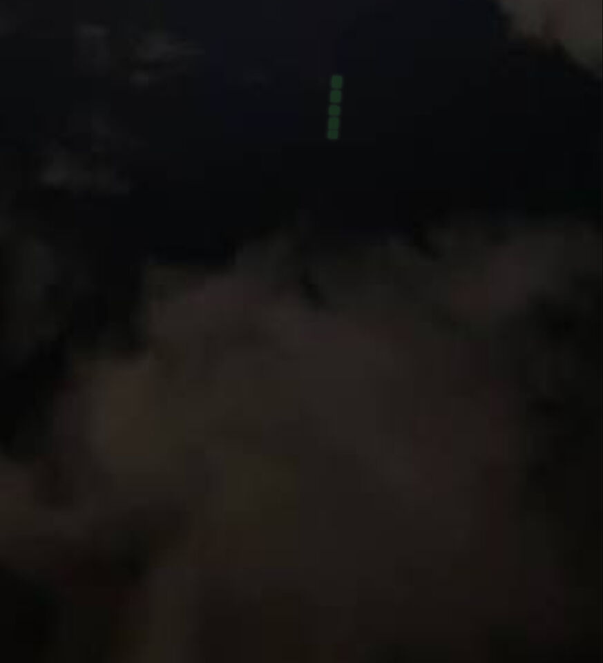 Groen neon defuse gedempte rechthoek foto