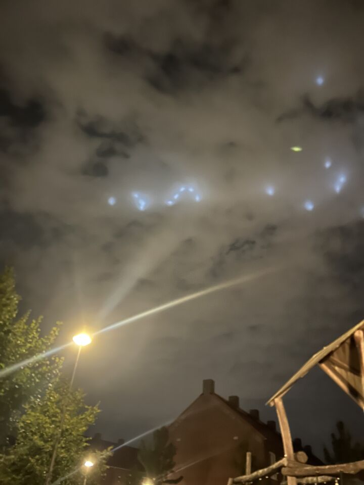 Meerdere Lichtbollen foto