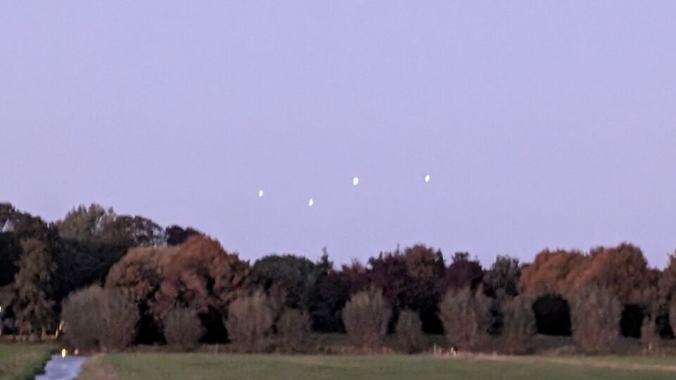 Meerdere stil hangende lichten foto