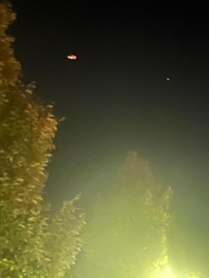 Raar beeld boven europarcs de Biesbosch foto