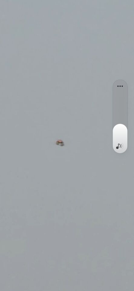 Bewegend object als boomerang of parachute foto