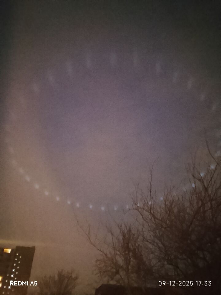 Licht in the sky foto