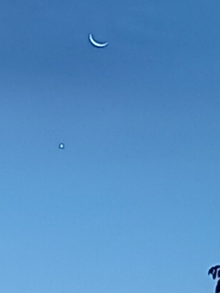 Ronde lichtbol (stilstaand) foto