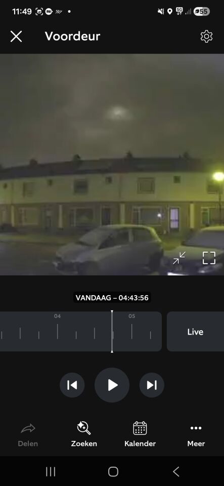 Grote lichtbol van klein naar groot foto