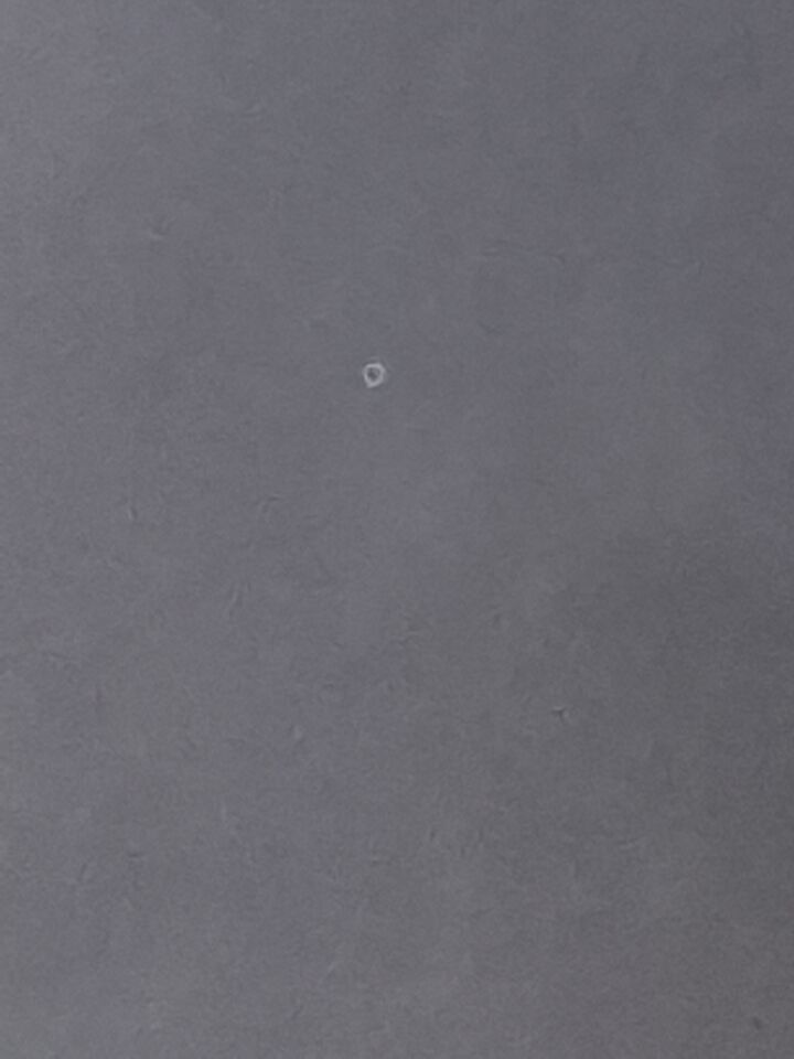 Langzaam verplaatsend lichtbol met aura foto