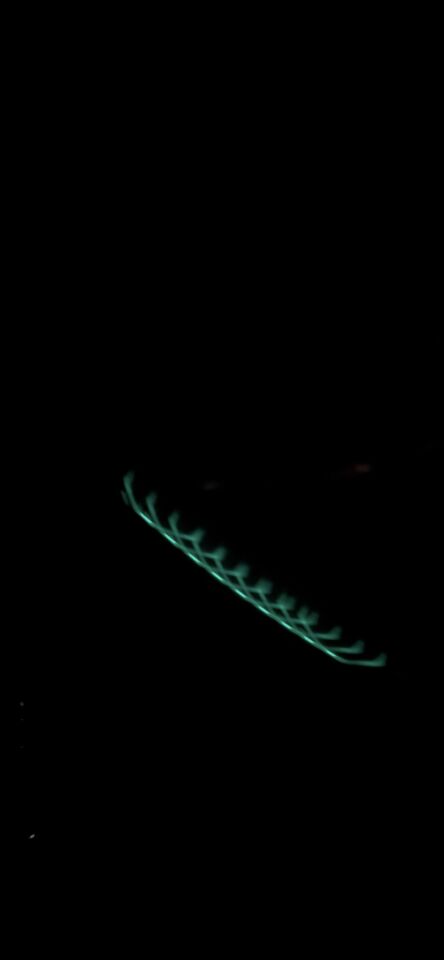 Groen snelbewegend licht foto