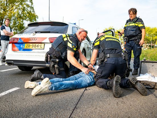 Korte maar krachtige flits foto