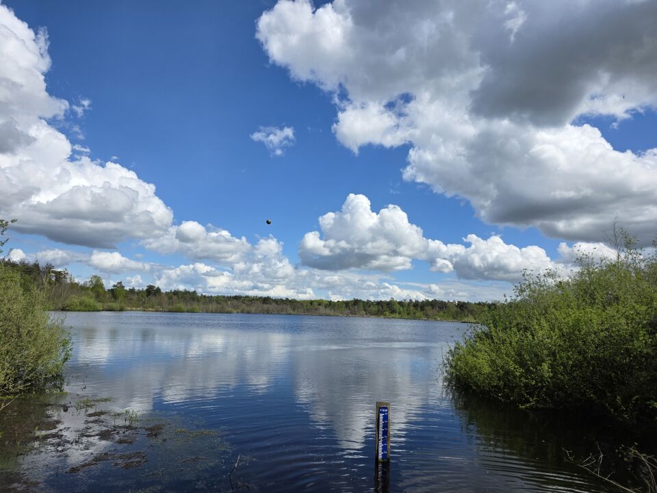 Ik zag het voorwerp later pas op mijn foto foto