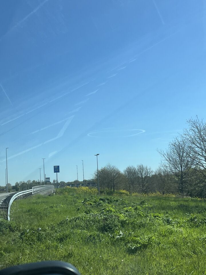 Cirkel in de lucht foto