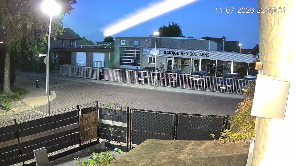 Snelle brede lichtflits foto