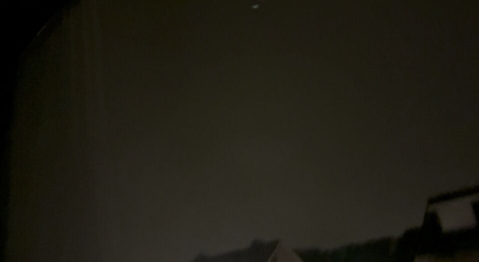 Bol licht verschijnt en verdwijnt weer foto