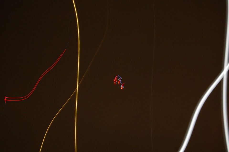 Ufoachtige boven Huissen richting Elst foto