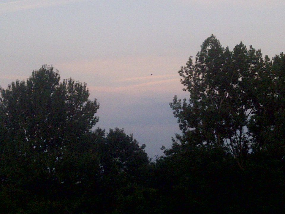 UFO boven Schiedam foto