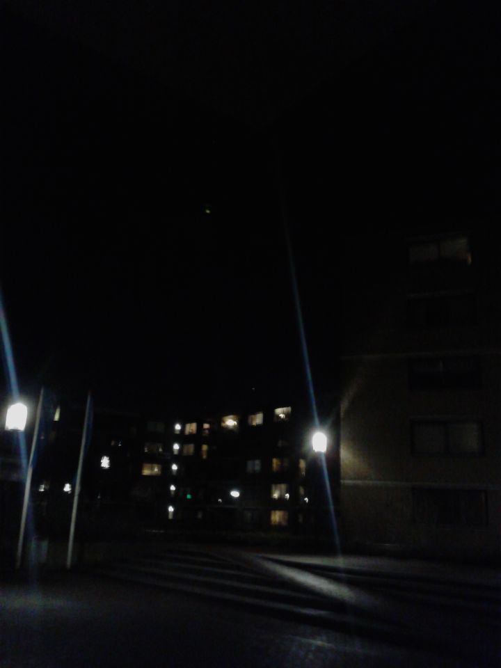 UFO boven centrum Spijkenisse foto