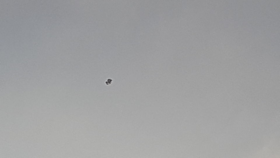 Niet identificeerbaar vliegend object te Lelystad deel 1 foto