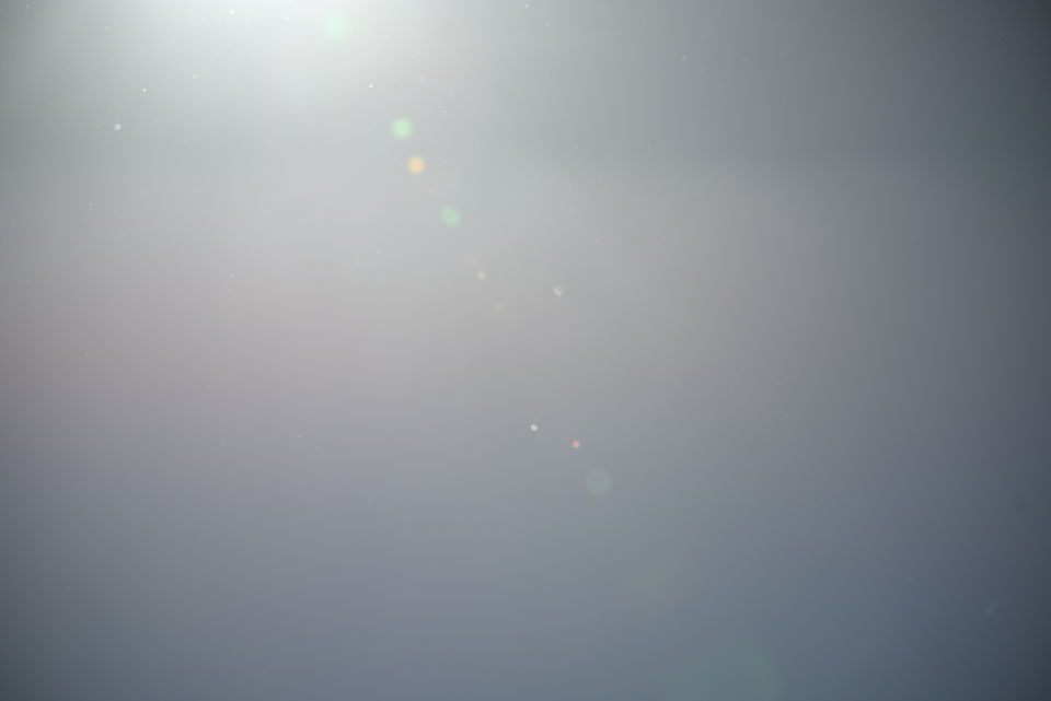 Onbekend zwevend object, ook met het oog waargenomen. foto
