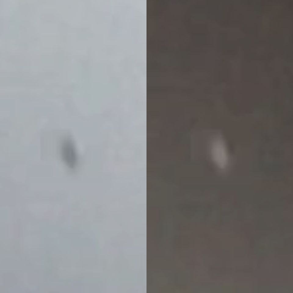 VIDEO: Extreem snel vliegend iets net voor de bliksem foto