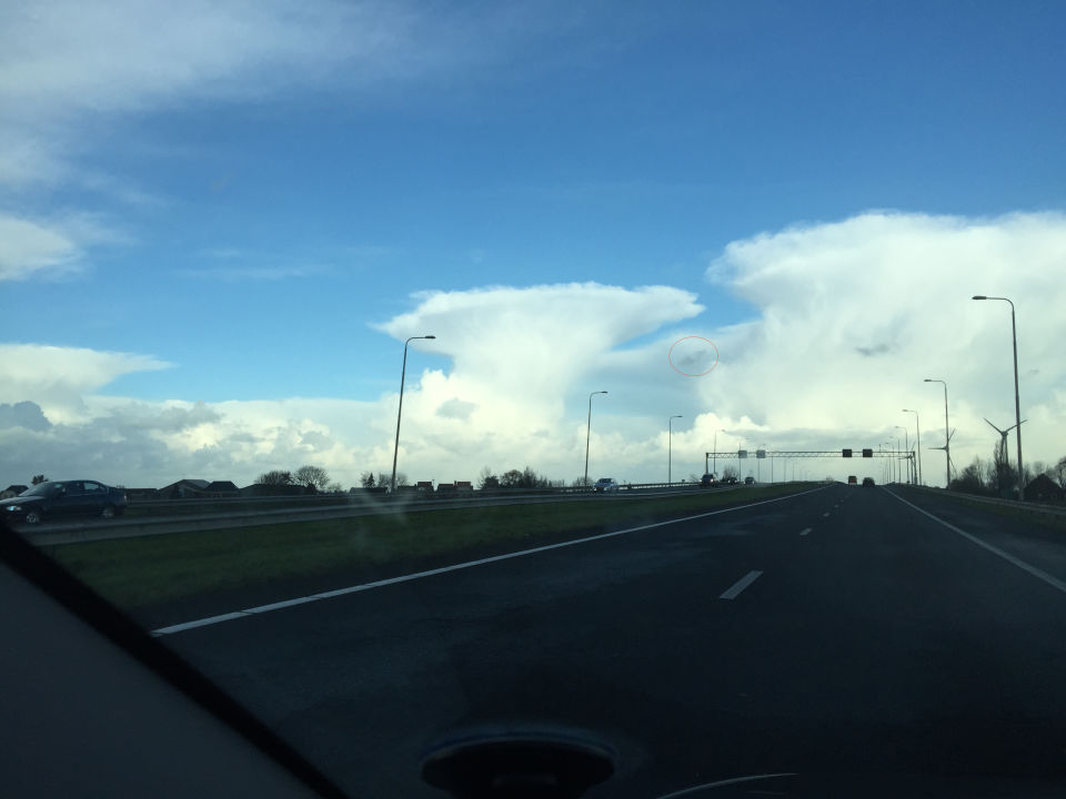 Ufo wolk .... foto