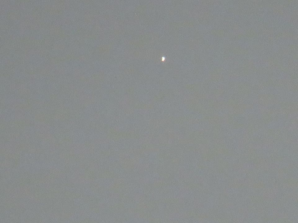 Lichtbol in de lucht foto