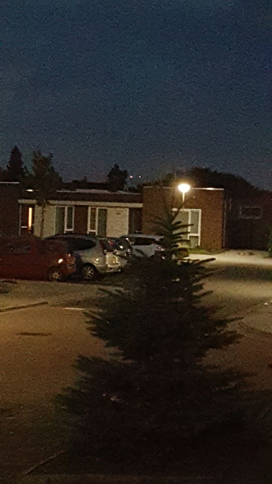 Bewegende lichtpunten te dicht bij elkaar voor vliegtuigen foto