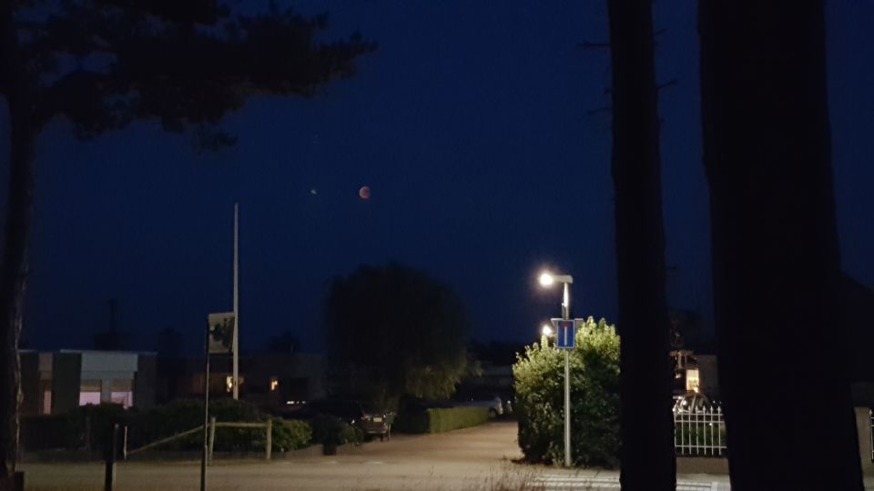 Maansverduistering texel. foto