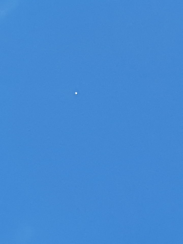Witte bol met sliert foto
