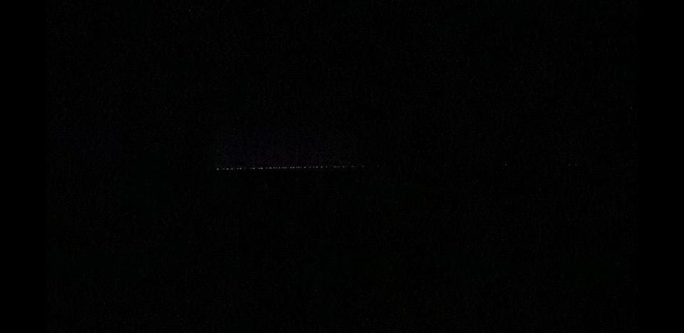 Lichtstraal met 42 puntjes foto