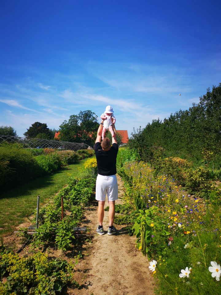 Iets in de lucht. foto