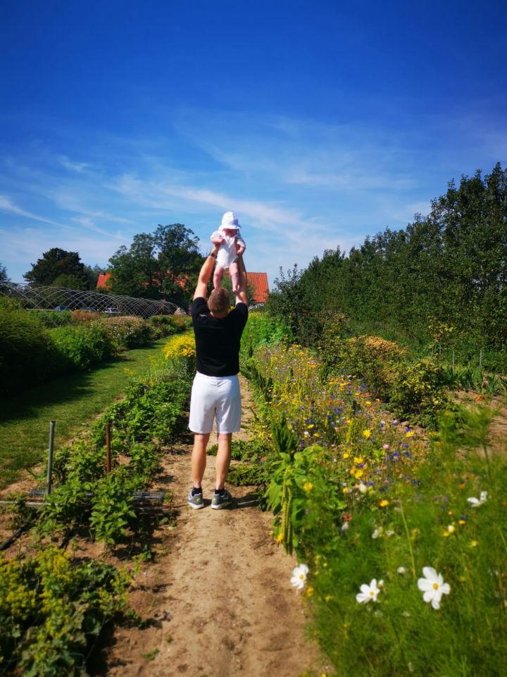 Iets in de lucht. foto