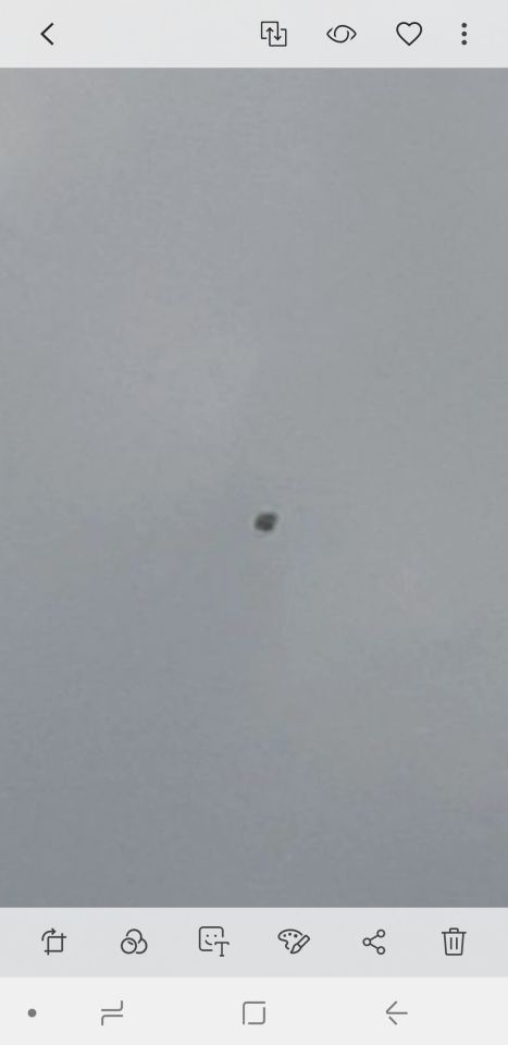 Vliegend object foto