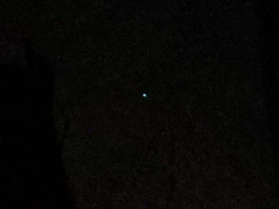 Lichtbol met lichtflitsen foto
