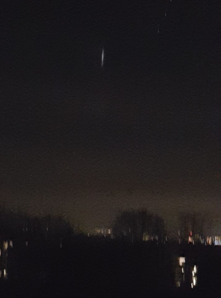 Verticale lichtbalk foto