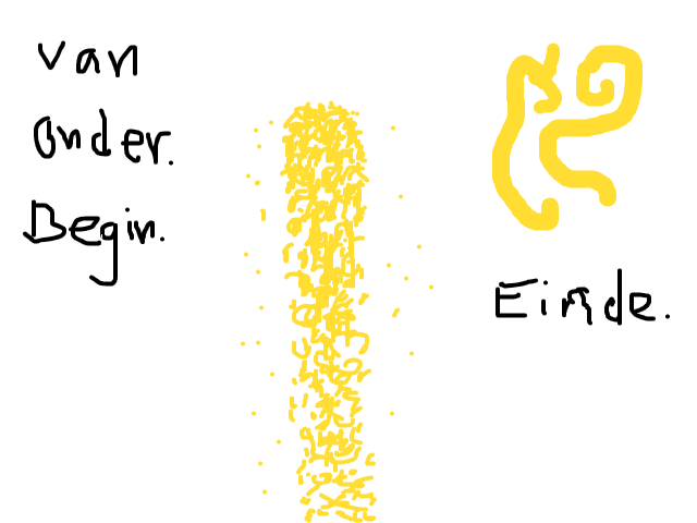 Bewegend licht schets